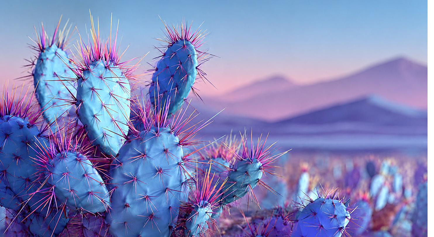 Blue Cactus Factory Banner