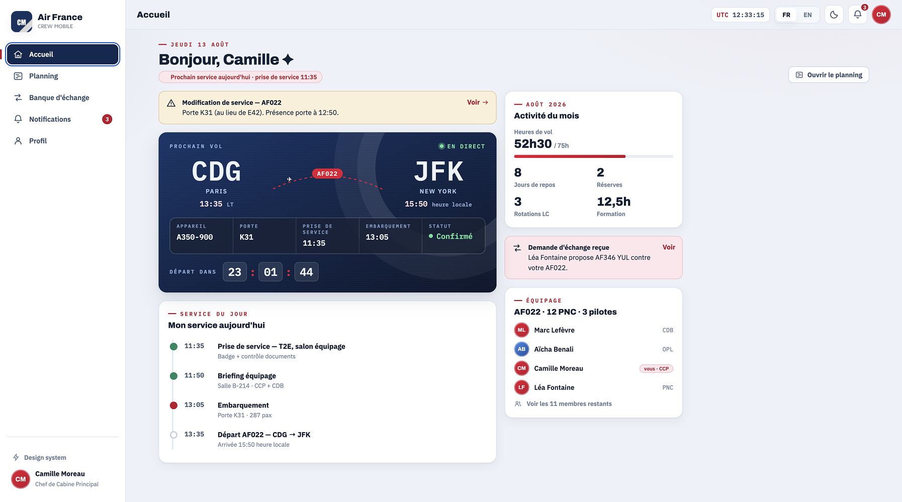 CrewMobile — Air France